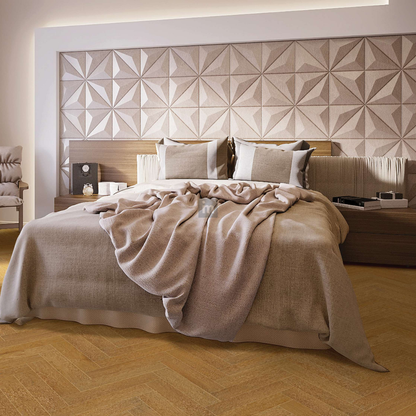 1953 - FOREST OAK - AC5 470MM X 95MM X 8MM - MARVEL - SPILL DEFENCE TECHNOLOGY - HERRINGBONE - LAMINATE FLOORING