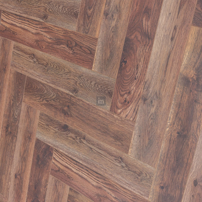 FRENCH OAK - AC4  12MM - HERRINGBONE COLLECTION - REAL WOOD - MATT SURFACE - LAMINATE FLOORING
