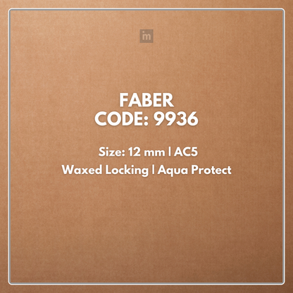 9936 - FABER - AC5 12MM - HERITAGE COLLECTION - LAMINATE WOODEN FLOORING