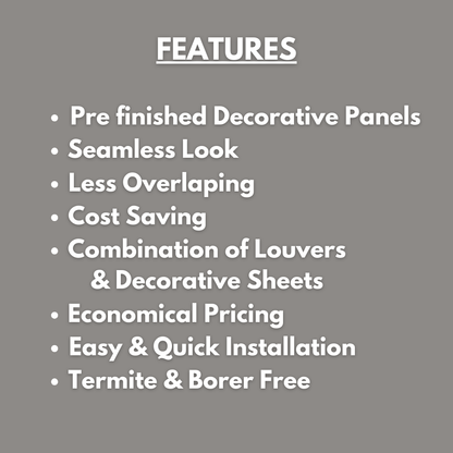 9501 / DURO STYLE PREMIUM LOUVERS / 8FT x 1FT