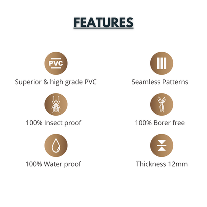 CS - 3518 - 120MM X 12MM X 2900MM (9.5FT) - THE CORIAN SURFACE PREMIUM LOUVERS