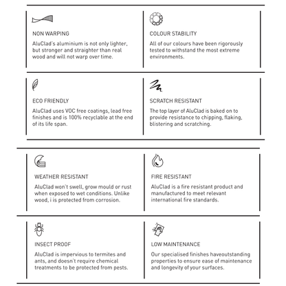 VPEX 1: AFRICAN TEAK / WPC WOODCLAD / ACP BASED LOUVERS / 9 FT x 219 MM x 26 MM
