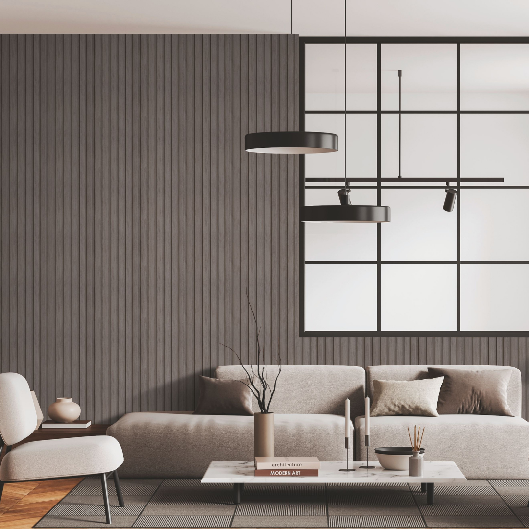 GL-6215 / EMPORIO PREMIUM LOUVERS / SEAMLESS INTERLOCKING LOUVERS / 8 FT x 10 INCHES