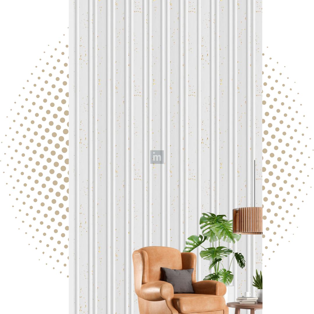 GL-6503 / EMPORIO PREMIUM LOUVERS / SEAMLESS INTERLOCKING LOUVERS / 8 FT x 10 INCHES