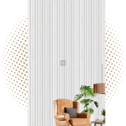 GL-6503 / EMPORIO PREMIUM LOUVERS / SEAMLESS INTERLOCKING LOUVERS / 8 FT x 10 INCHES