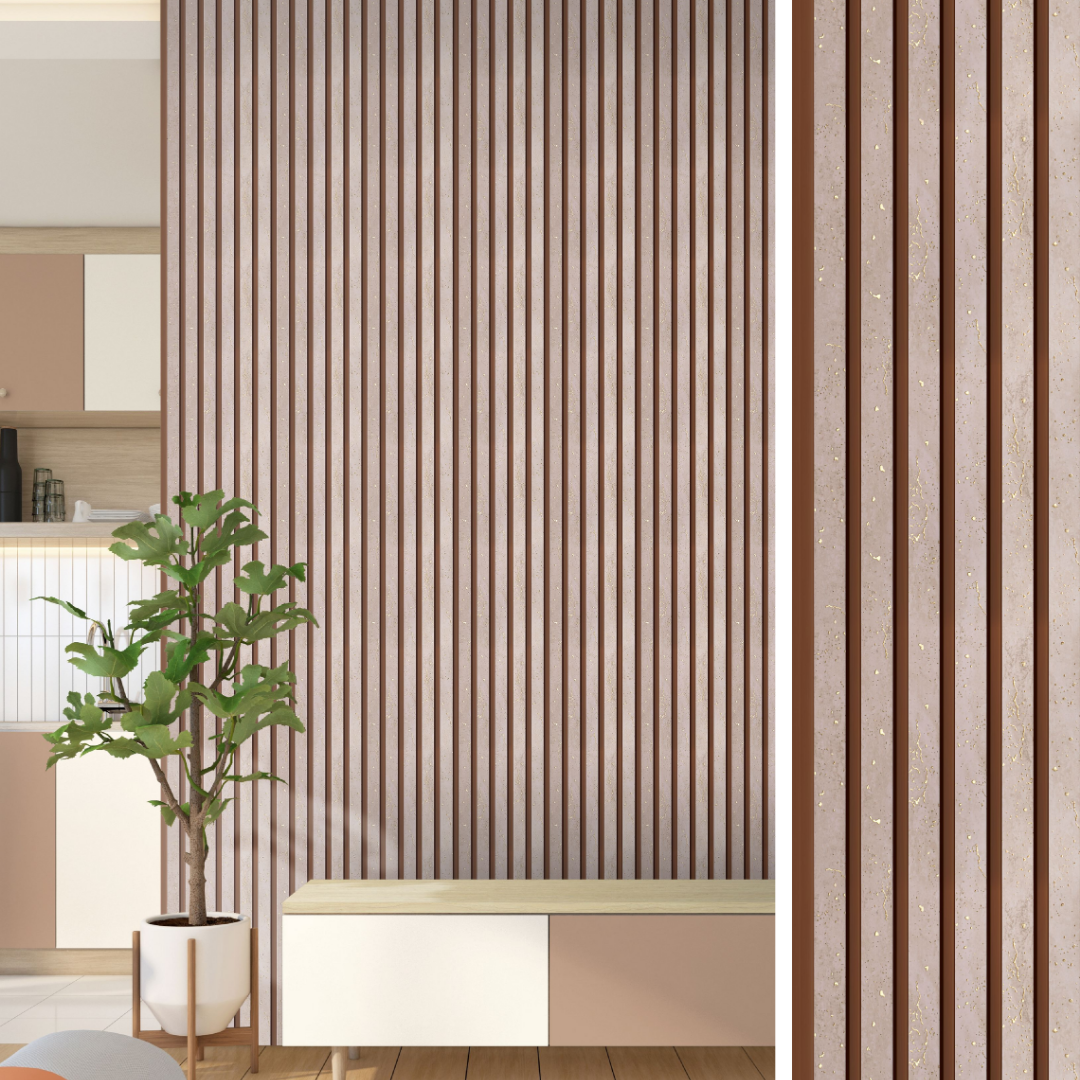 GL-6512 / EMPORIO PREMIUM LOUVERS / SEAMLESS INTERLOCKING LOUVERS / 8 FT x 10 INCHES