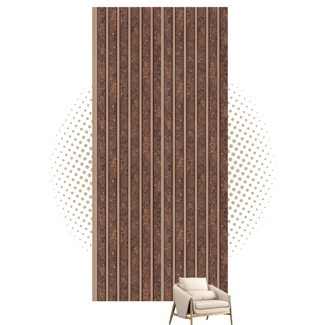 GL-6213 / EMPORIO PREMIUM LOUVERS / SEAMLESS INTERLOCKING LOUVERS / 8 FT x 10 INCHES