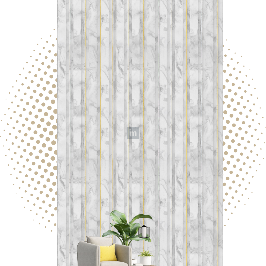 GL-6595 / EMPORIO PREMIUM LOUVERS / SEAMLESS INTERLOCKING LOUVERS / 8 FT x 10 INCHES