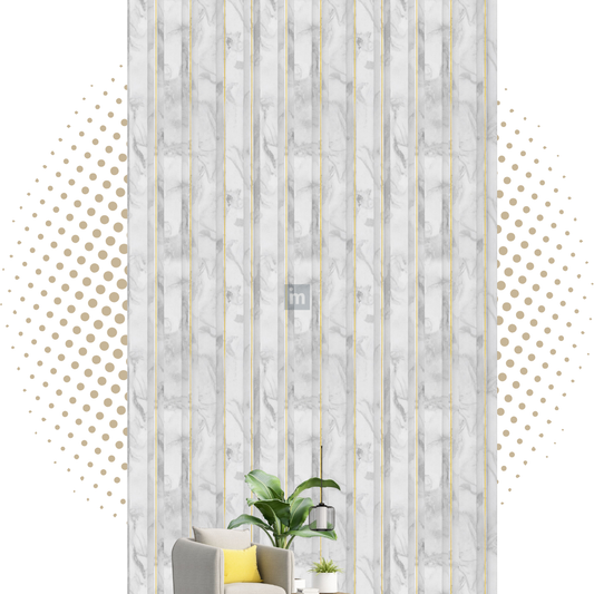 GL-6595 / EMPORIO PREMIUM LOUVERS / SEAMLESS INTERLOCKING LOUVERS / 8 FT x 10 INCHES