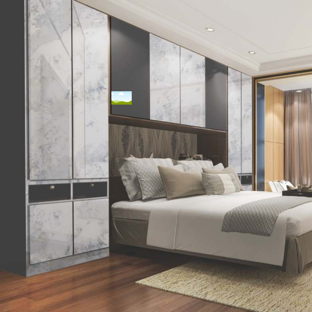 GL - 7705 - 2440MM X 1220MM (8FT X 4FT) - 1.5MM ANTI SCRATCH ACRYLIC SHEET - CRYSTA