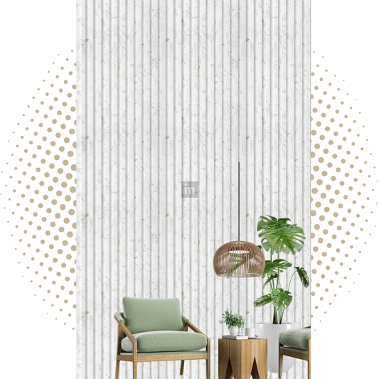 GL-96323 / EMPORIO PREMIUM LOUVERS / SEAMLESS INTERLOCKING LOUVERS / 9.5 FT x 10 INCHES