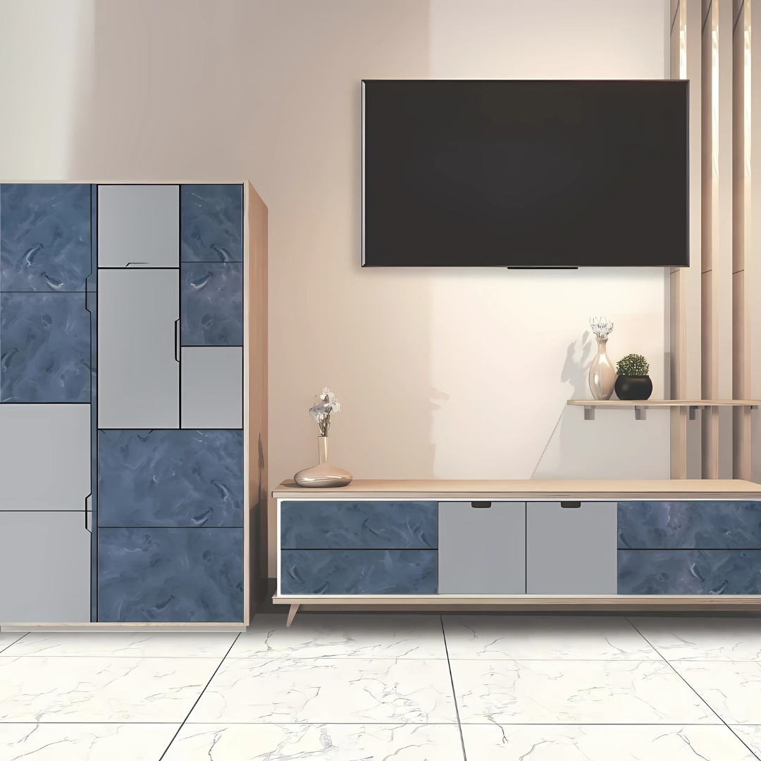 GL - 7987 - 2440MM X 1220MM (8FT X 4FT) - 1.5MM ANTI SCRATCH ACRYLIC SHEET - CRYSTA