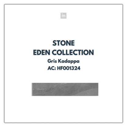 AC: HF001324 - GRIS KADAPPA - STONE - EDEN COLLECTION -  CLICK N LOCK TILES - WELSPUN FLOORING