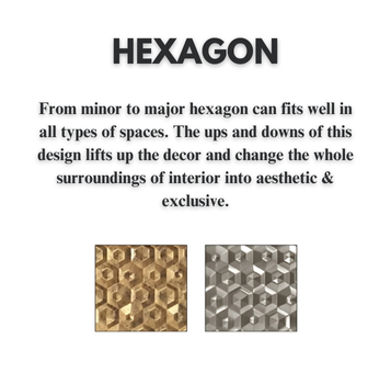 HEXAGON - 2400MM X 600MM X 03MM - ANTICO - PREMIUM DECORATIVE SURFACE
