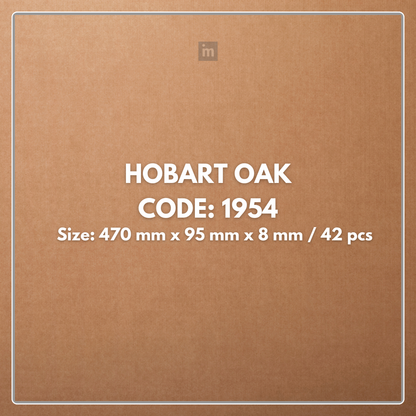 1954 - HOBART OAK - AC5 470MM X 95MM X 8MM - MARVEL - SPILL DEFENCE TECHNOLOGY - HERRINGBONE - LAMINATE FLOORING