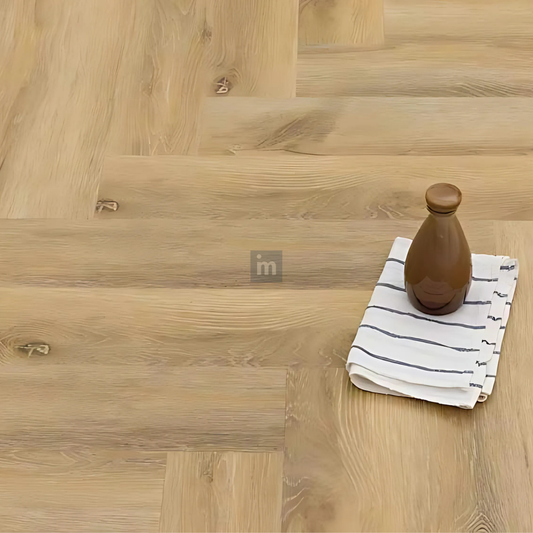 H 1111 - HERRINGBONE / DOUBLE HERRINGBONE / BASKET WEAVE / SHALLOW TEXTURE - SPC HERRINGBONE FLOORING - 625MM X 125MM X 0.3/5 + 1MM  - STUPA - SPC COLLECTION - FLOORING