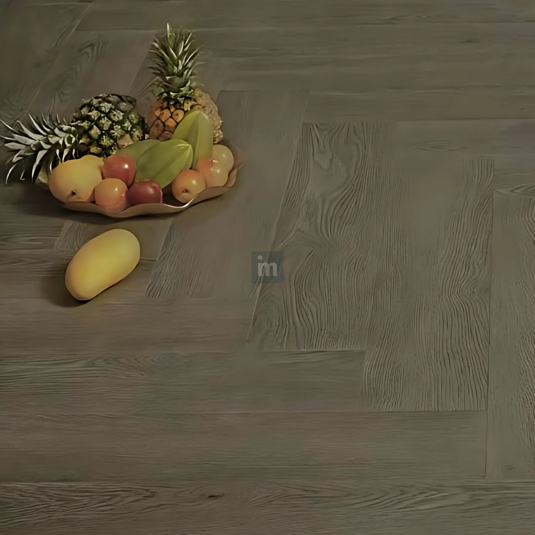 H 1155 - HERRINGBONE / DOUBLE HERRINGBONE / BASKET WEAVE / SHALLOW TEXTURE - SPC HERRINGBONE FLOORING - 625MM X 125MM X 0.3/5 + 1MM  - STUPA - SPC COLLECTION - FLOORING