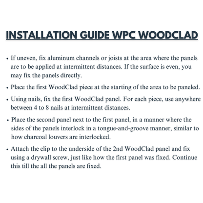 VPEX 1: AFRICAN TEAK / WPC WOODCLAD / ACP BASED LOUVERS / 9 FT x 219 MM x 26 MM