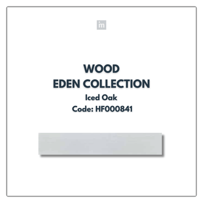 AC: HF000841 - ICED OAK  - WOOD - EDEN COLLECTION -  CLICK N LOCK TILES - WELSPUN FLOORING