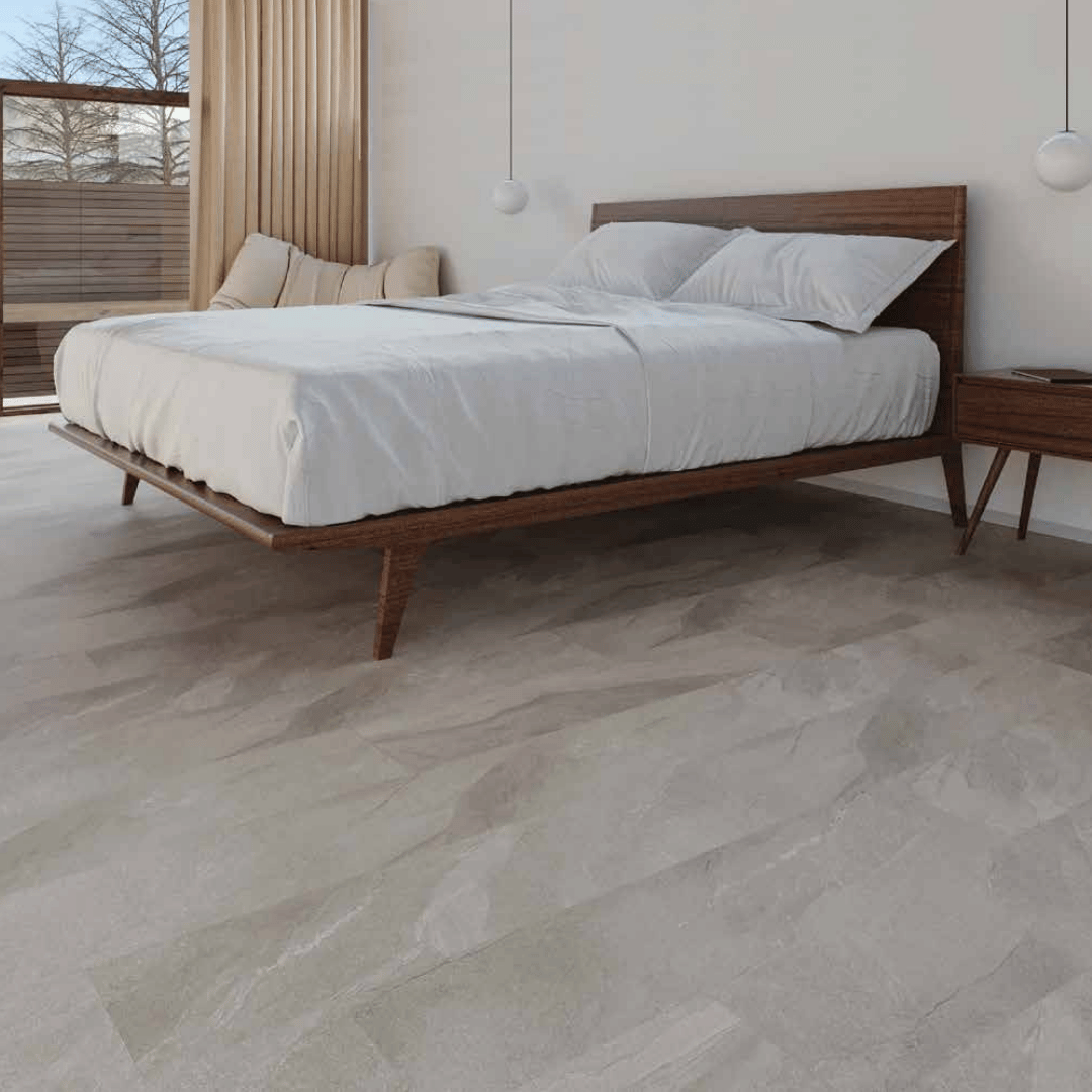 AC: HF001325 - IVOR KADAPPA - STONE - EDEN COLLECTION -  CLICK N LOCK TILES - WELSPUN FLOORING