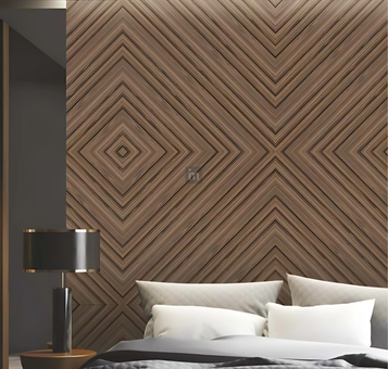 LV 503 - HEIGHT 8 FEET X WIDTH 5 INCH X THICKNESS 12MM - FLUTED LOUVERS - DECORATIVE CHARCOAL PANELS