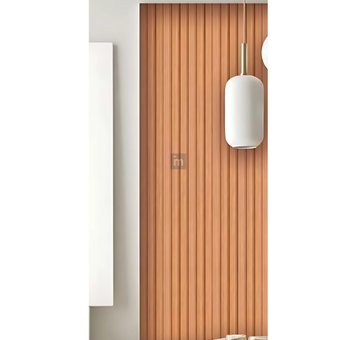 LV 504 - HEIGHT 8 FEET X WIDTH 5 INCH X THICKNESS 12MM - FLUTED LOUVERS - DECORATIVE CHARCOAL PANELS