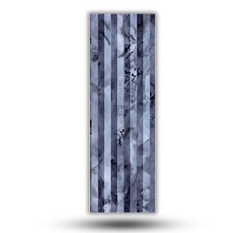 LV 508 - HEIGHT 8 FEET X WIDTH 5 INCH X THICKNESS 12MM - FLUTED LOUVERS - DECORATIVE CHARCOAL PANELS
