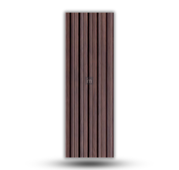 LV 512 - HEIGHT 8 FEET X WIDTH 5 INCH X THICKNESS 12MM - FLUTED LOUVERS - DECORATIVE CHARCOAL PANELS