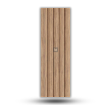 LV 518 - HEIGHT 8 FEET X WIDTH 5 INCH X THICKNESS 12MM - FLUTED LOUVERS - DECORATIVE CHARCOAL PANELS