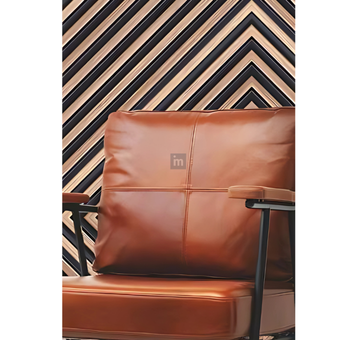 LV 526 - HEIGHT 8 FEET X WIDTH 5 INCH X THICKNESS 12MM - FLUTED LOUVERS - DECORATIVE CHARCOAL PANELS