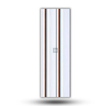 LV 527 - HEIGHT 8 FEET X WIDTH 5 INCH X THICKNESS 12MM - FLUTED LOUVERS - DECORATIVE CHARCOAL PANELS