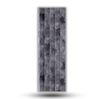 LV 539 - HEIGHT 8 FEET X WIDTH 5 INCH X THICKNESS 12MM - FLUTED LOUVERS - DECORATIVE CHARCOAL PANELS