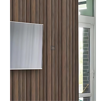 LV 542 - HEIGHT 8 FEET X WIDTH 5 INCH X THICKNESS 12MM - FLUTED LOUVERS - DECORATIVE CHARCOAL PANELS