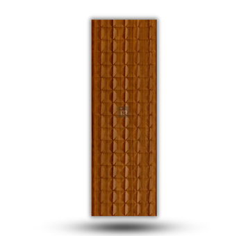 LV 545 - HEIGHT 8 FEET X WIDTH 5 INCH X THICKNESS 12MM - FLUTED LOUVERS - DECORATIVE CHARCOAL PANELS