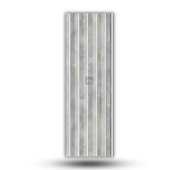 LV 552 - HEIGHT 8 FEET X WIDTH 5 INCH X THICKNESS 12MM - FLUTED LOUVERS - DECORATIVE CHARCOAL PANELS