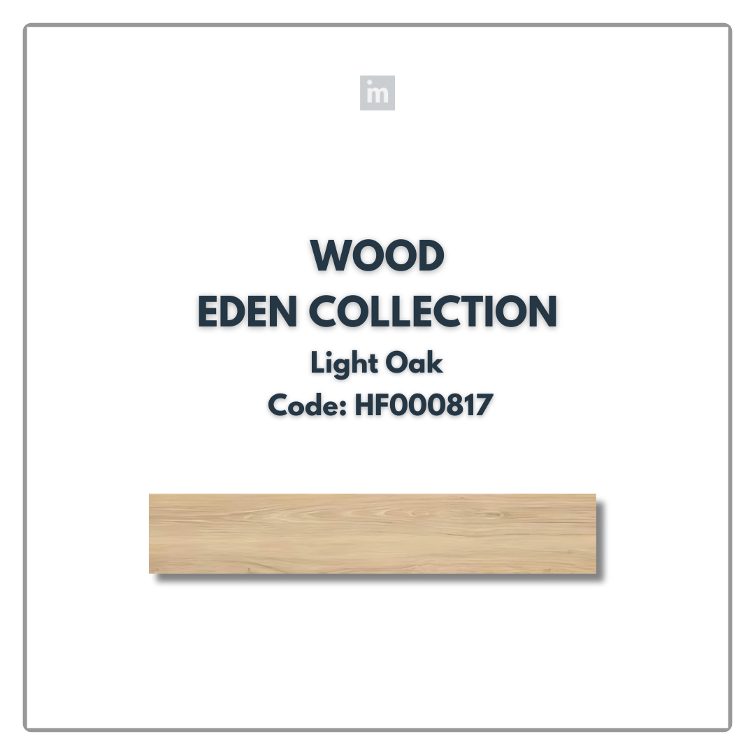 AC: HF000817 - LIGHT OAK  - WOOD - EDEN COLLECTION -  CLICK N LOCK TILES - WELSPUN FLOORING