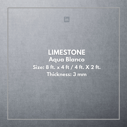 LIMESTONE AQUA BLANCO - STONE VENEER