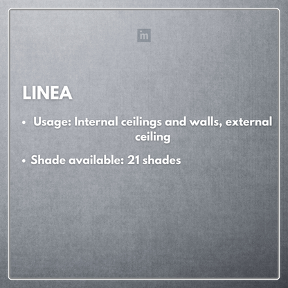 LINEA / LINEA DB / 150MM  X 3060MM / INTERNAL CEILINGS AND WALLS / EXTERNAL CEILINGS / PARE EASY+ / SOFFIT PANELS