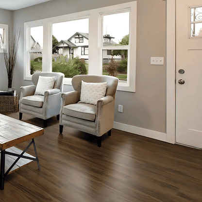 AC: HF000554 - LUISIANN LAUREL - WOOD - ARISTO COLLECTION - 8.86INCH X 48.03INCH X 5MM - CLICK N LOCK TILES - WELSPUN FLOORING