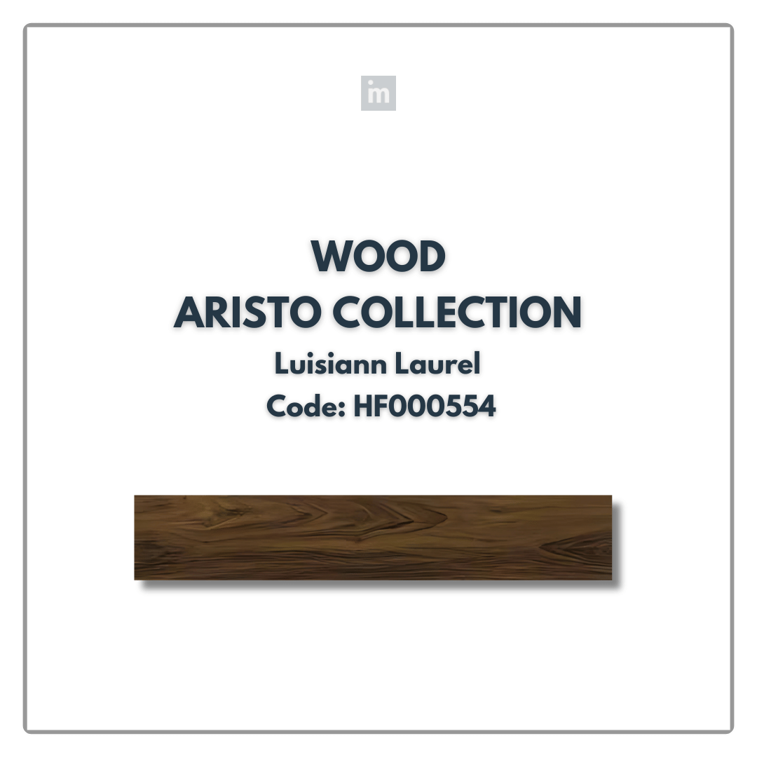 AC: HF000554 - LUISIANN LAUREL - WOOD - ARISTO COLLECTION - 8.86INCH X 48.03INCH X 5MM - CLICK N LOCK TILES - WELSPUN FLOORING
