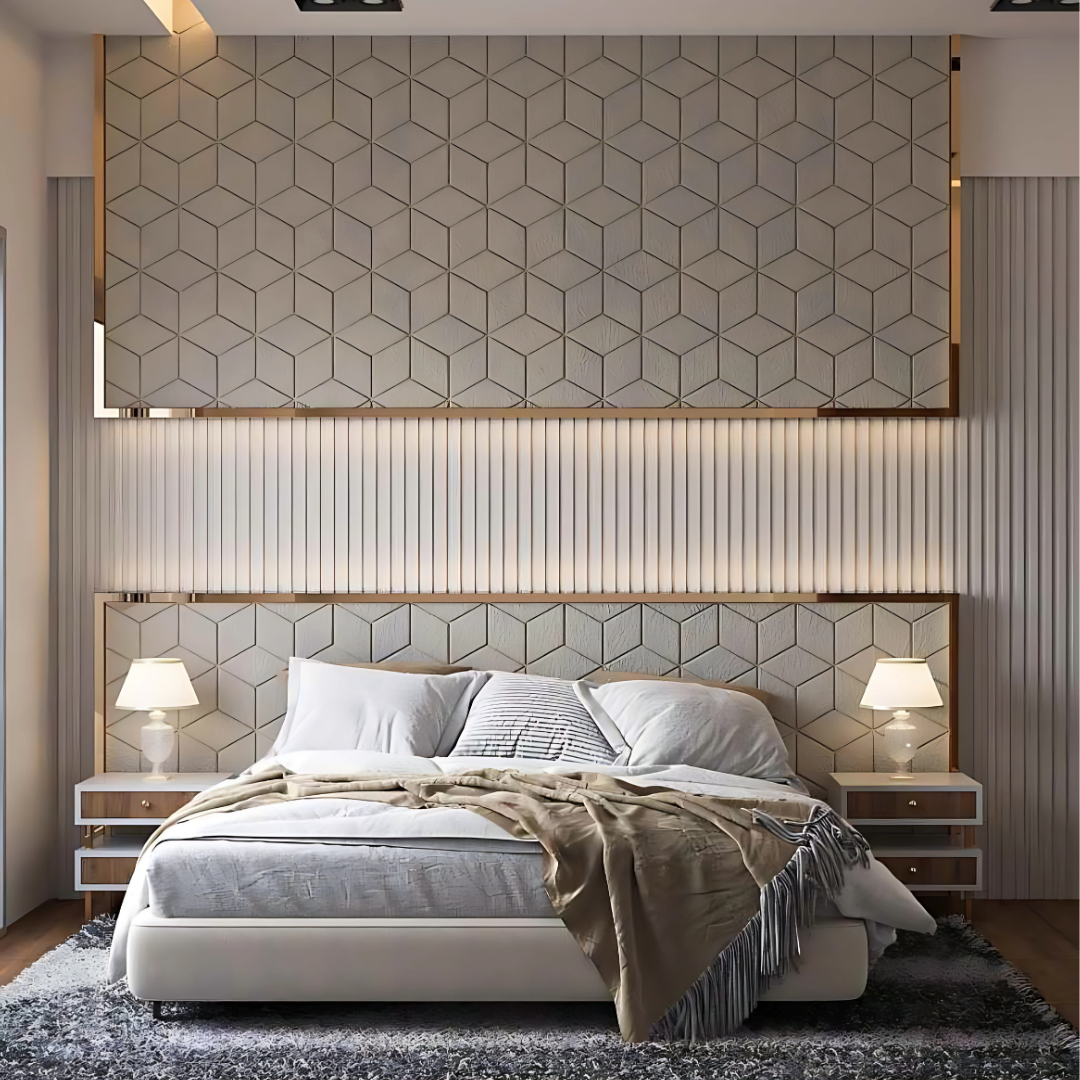 PD- 555 - HDHMR MDF PANEL -  ( 5 MM - 8 FT X 4FT ) - MDF WAVE BOARD