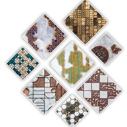 5603 - 12MM THICKNESS - 8'X4' SIZE - 24KG WEIGHT-  HDHMR MDF - DECORATIVE SURFACE