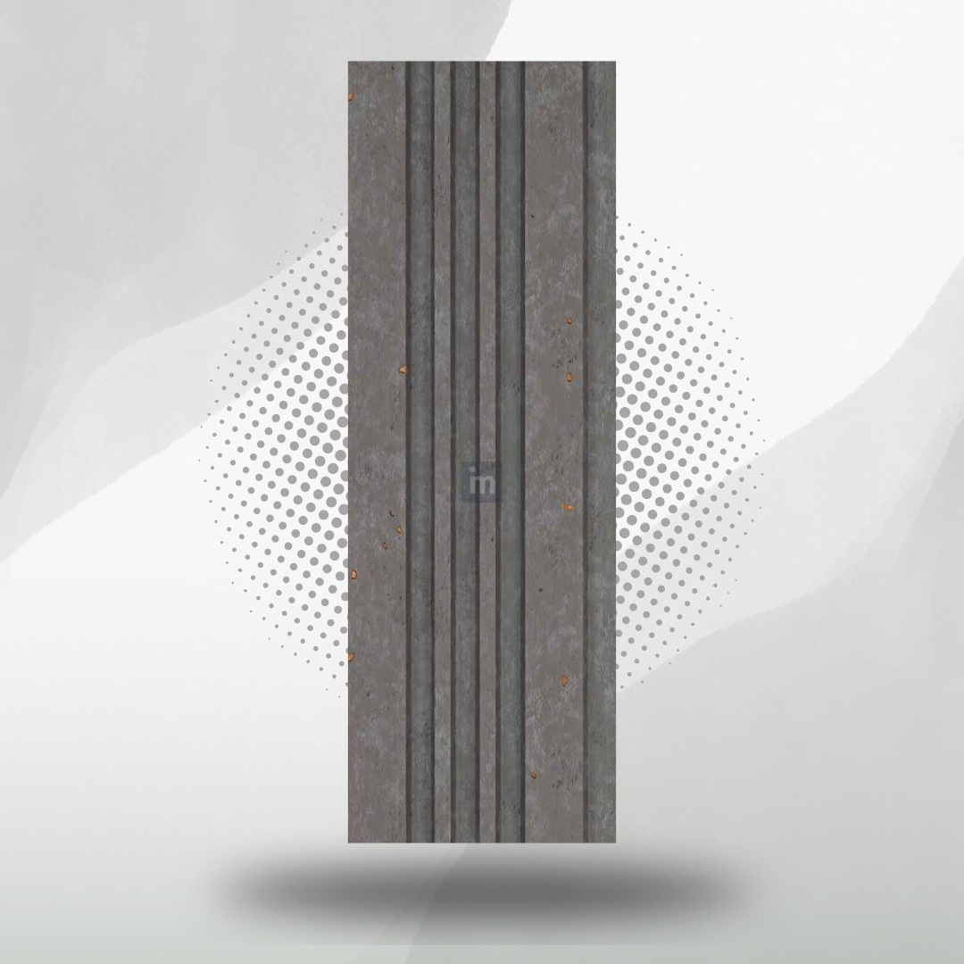 MN-8569 / PRIVE XL PREMIUM LOUVERS / MYSTIC / 8 FT x  5 INCH x 11MM