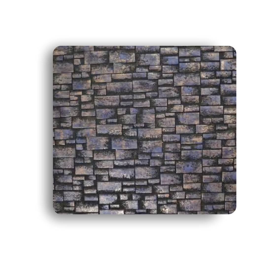 MN-37 / 2400MM x 595MM x 4MM / CHARCOAL PANELS / CARBON SERIES / REDEFINED LUXURY / MYSTIC PANELS AND PLANKS