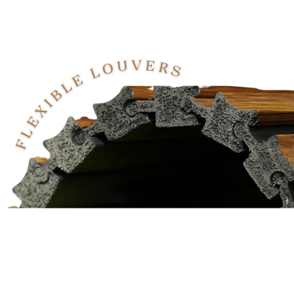 MN-426 / FLEX FLEXIBLE LOUVERS / MYSTIC / 2440MM x  35MM x 18MM
