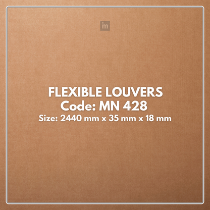 MN-428 / FLEX FLEXIBLE LOUVERS / MYSTIC / 2440MM x  35MM x 18MM