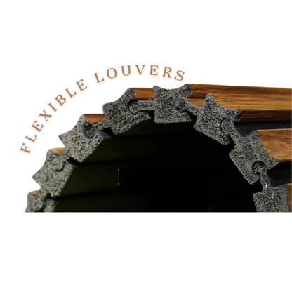 MN-441 / FLEX FLEXIBLE LOUVERS / MYSTIC / 2440MM x 35MM x 20MM