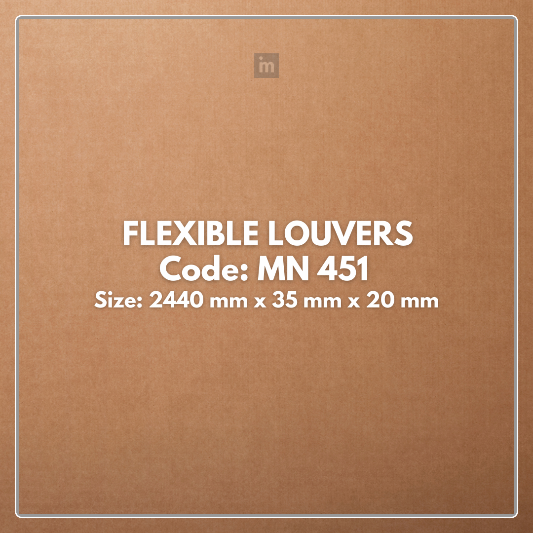 MN-451 / FLEX FLEXIBLE LOUVERS / MYSTIC / 2440MM x 35MM x 20MM