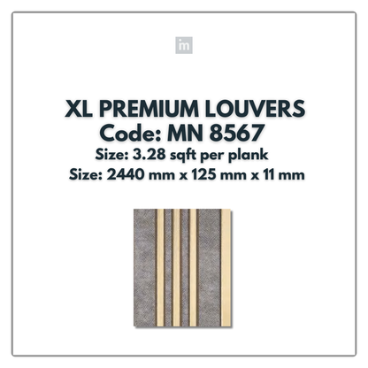 MN-8567 / PRIVE XL PREMIUM LOUVERS / MYSTIC / 8 FT x  5 INCH x 11MM