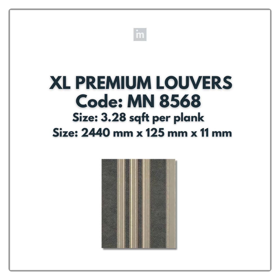 MN-8568 / PRIVE XL PREMIUM LOUVERS / MYSTIC / 8 FT x  5 INCH x 11MM